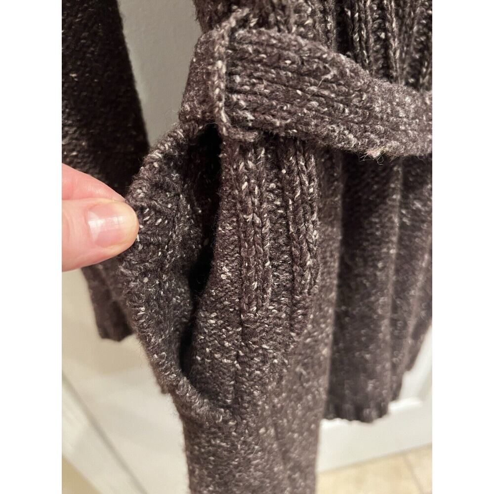 J.Crew Cardigan Sweater Wool Blend Shawl Collar 7 Button Size Large - Picture 6 of 13